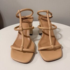 Oasis Society Hot Girl Tan Strappy Sandals - size 8